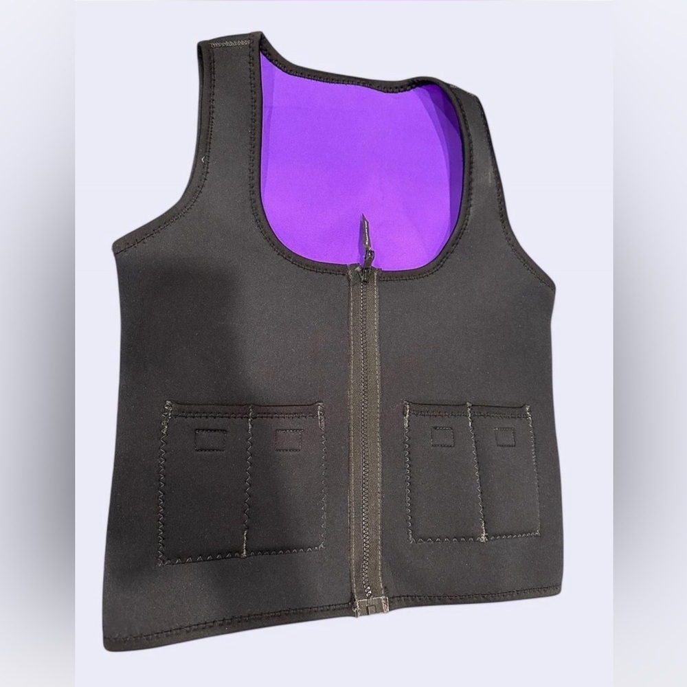 Black and purple FIT Weighted Vest for Women | Comfortable & Adjustable #outdoor
